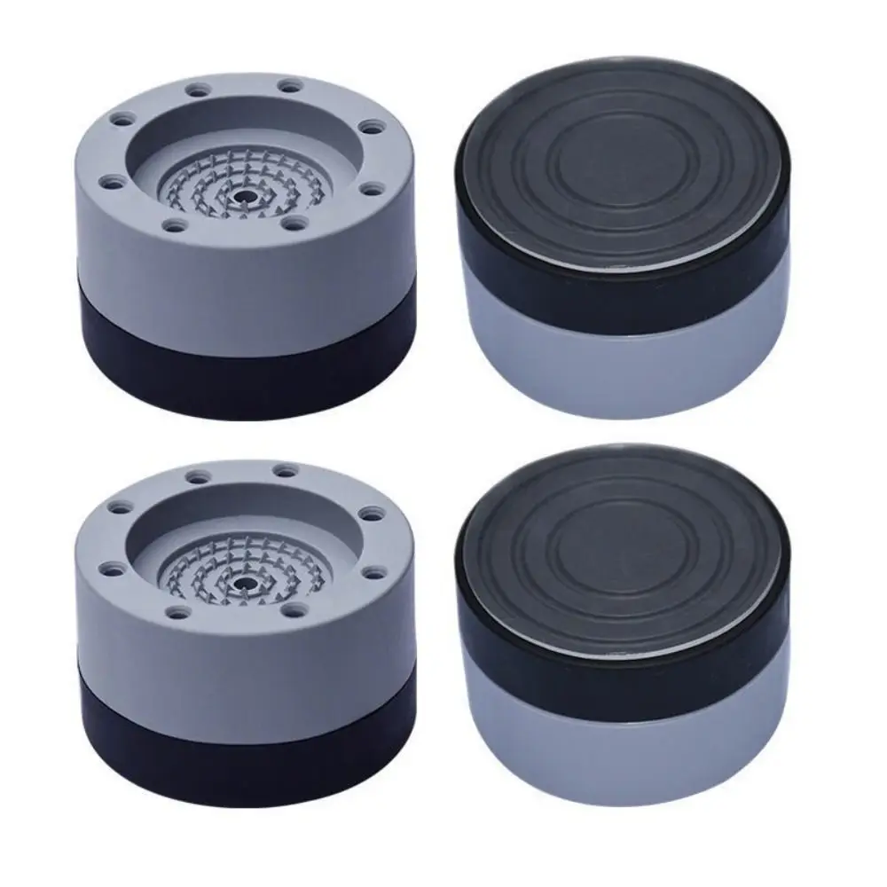 Universal Adjustable Bed Risers Heavy Duty Plastic Furniture Risers Round Bed Frame Risers Furniture Raise Blocks Home Supplies