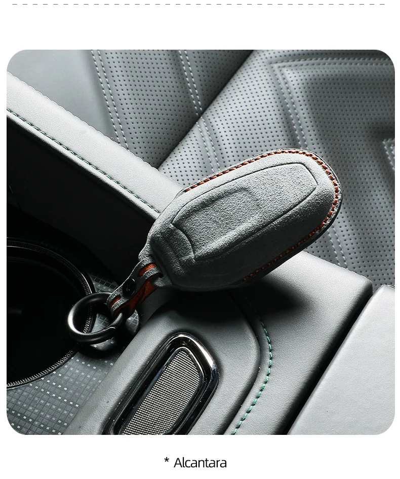 Italy suede car key case cover For peugeot 308 408 508 for citroen C4L C6 C3-XR Picasso DS3 DS4 DS5 Shell Keychain Accessories