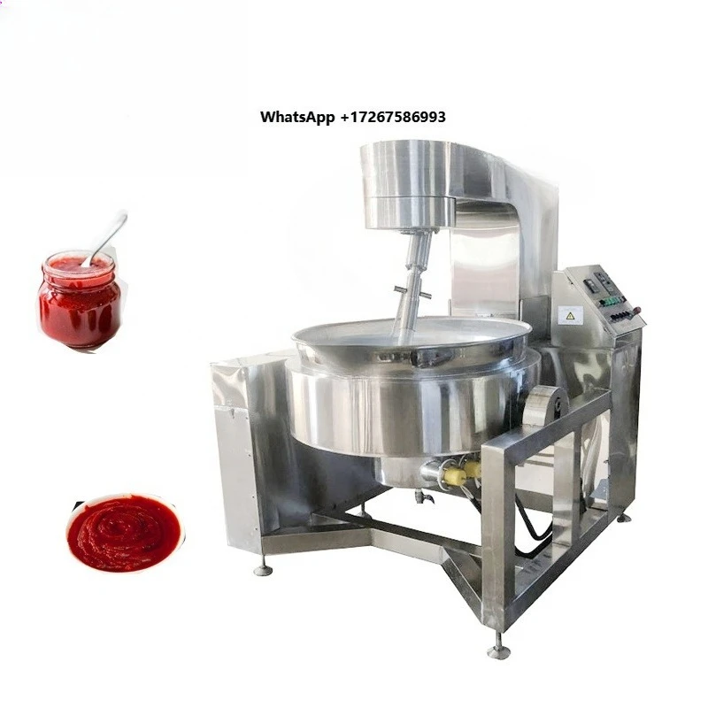 Industrial Chili Sauce Making Machine Biryani Cooking Machine Mixer