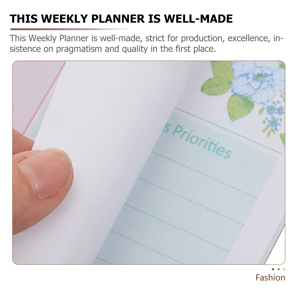 

2pcs Weekly Planner Notepad Daily Task Notebook For Work Study Schedule Organizer Calendar Management Pad Tear-Off Pages Date