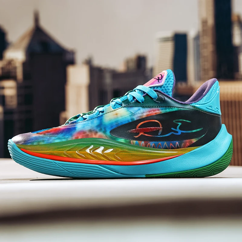 Summer new durable shock-absorbing men's basketball shoes sports shoes breathable women's sneakers casual shoes