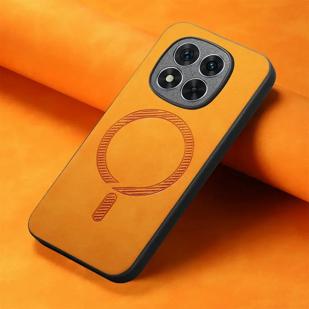 

Роскошный кожаный чехол в стиле поп-поп для Xiaomi Redmi Note 14 Pro Plus 5G 2025, магнитный чехол Funda Redmi Turbo 4, чехол Mi Phone Note 14