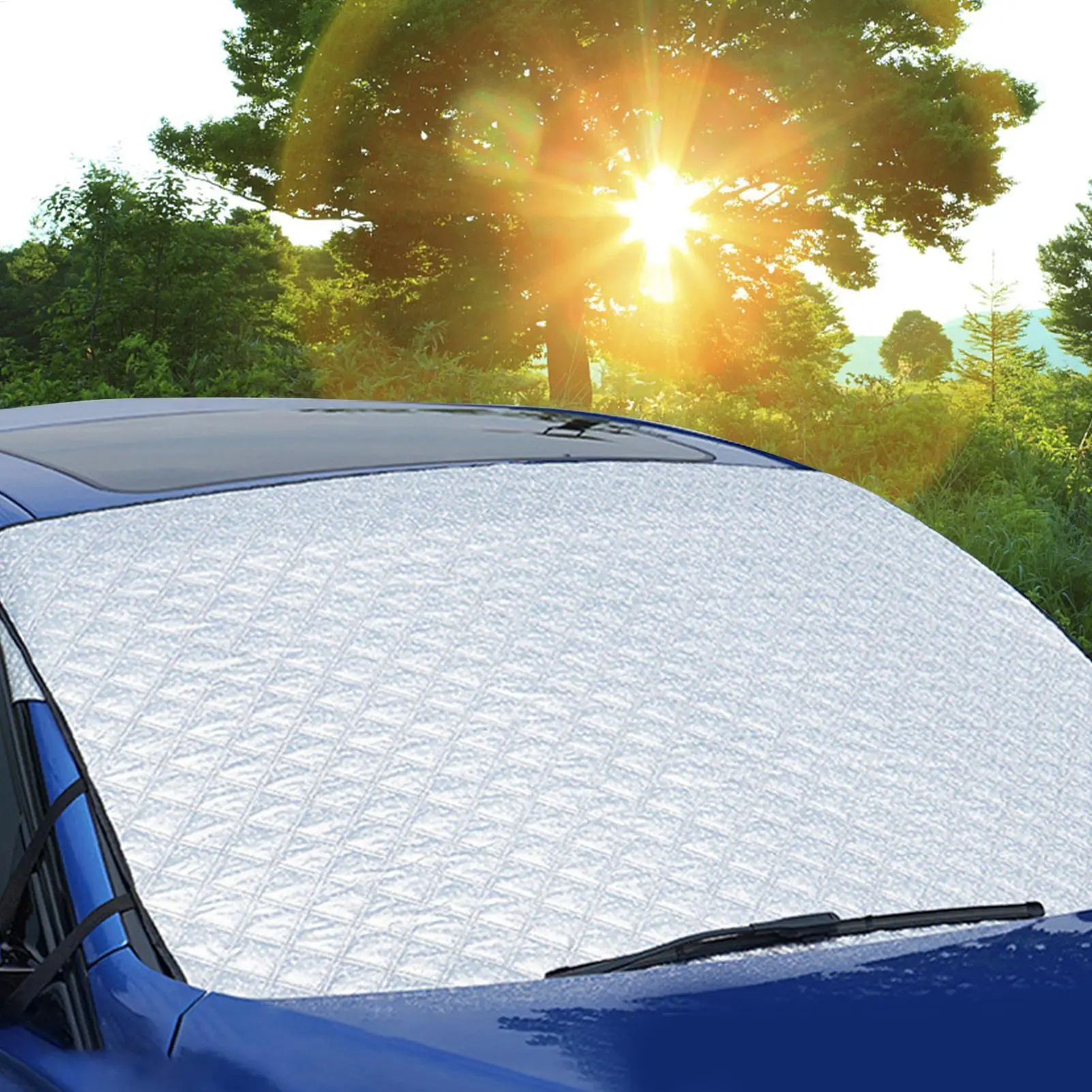 windshield Sunshade Cover Automotive Vehicle Car Sun Shades With Panels Auto Reflector Front Window Sun Shades For Summer