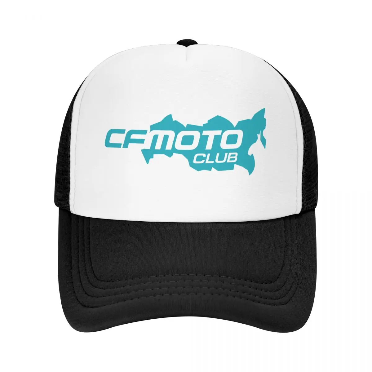 Cfmoto Motorcycle Trucker Caps Unisex Vintage Hats Sun Caps Trucker Cap Adjustable Polyester Mesh Baseball Cap Summer