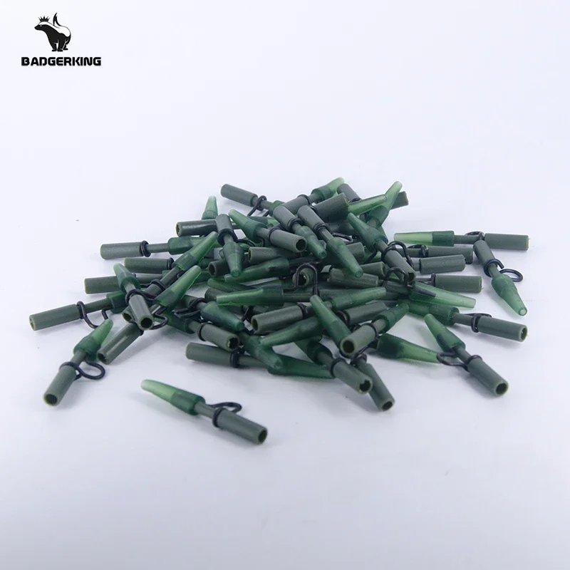 30pcs lot carp Fishing Heavy Duty Lead Clip tail rubber For Carp Fishing Accessories carp fishing rig components kit