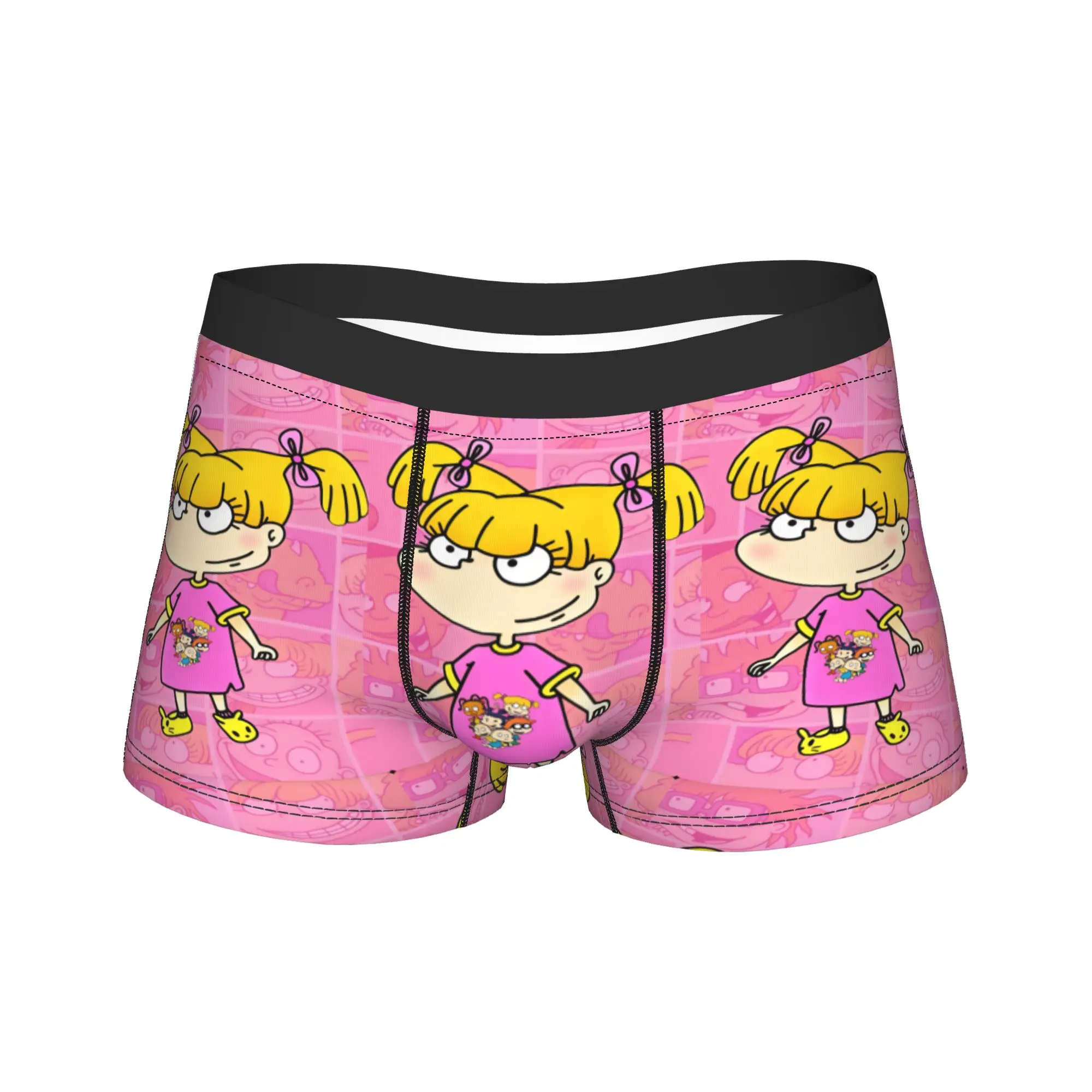 Rugrat Character Underwear  Customs Trunk High Quality Man Underpants Sexy Soft Boxer Brief Gift