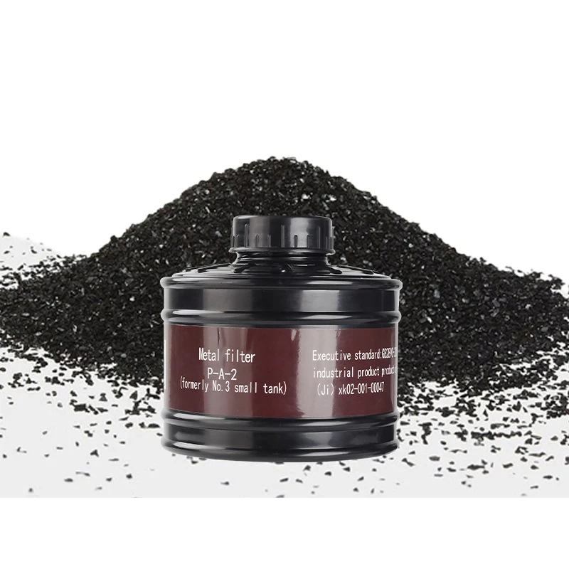 قناع واقي من الغاز لكامل الوجه مع فلتر كربون منشط 40 مم - درجة عسكرية لحماية النووية والكيميائية والغبار