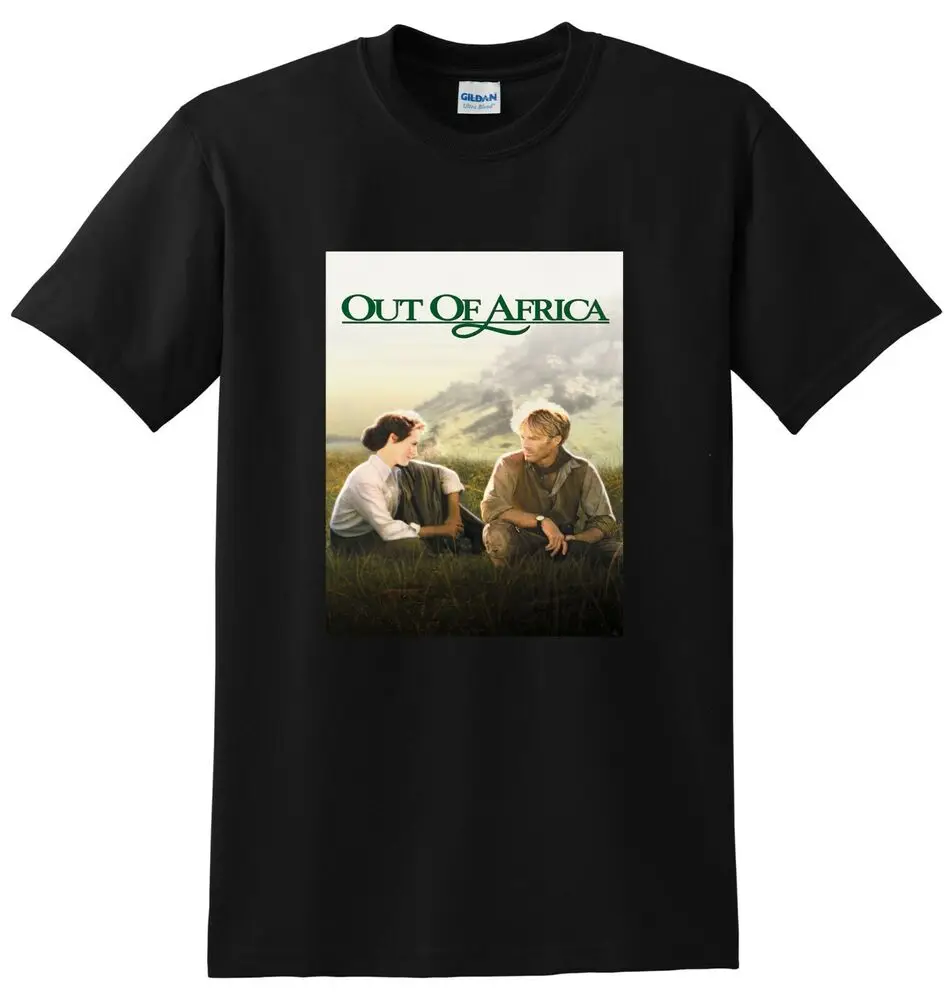 OUT OF AFRICA T SHIRT 4k Bluray Dvd Cover Poster Tee 1985 SMALL MEDIUM LARGE  Anime Graphic T-shirts