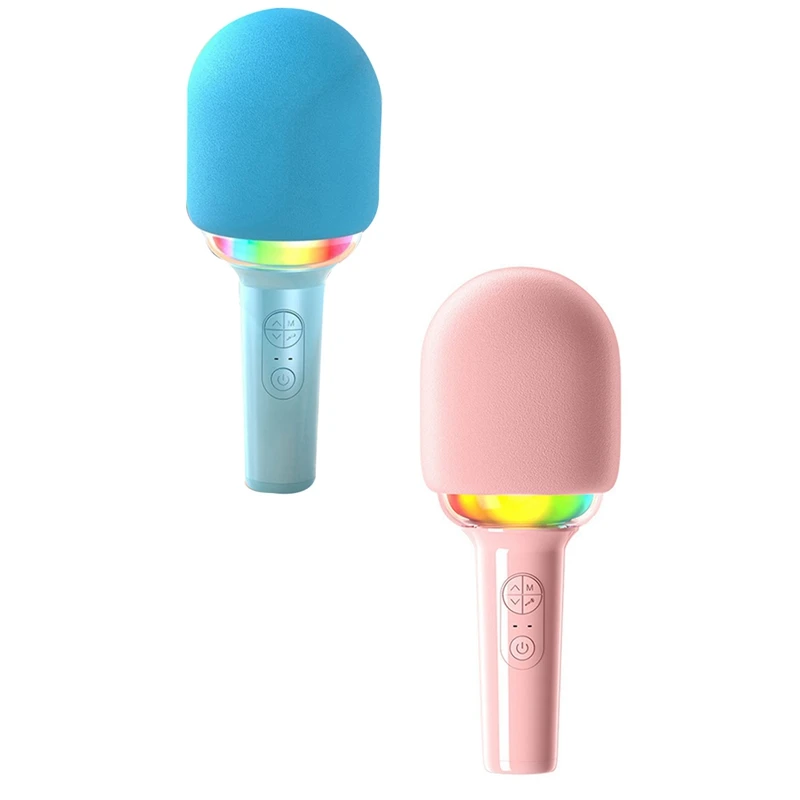 

XB-L8 LED Light Integrated Wireless Microphone Bluetooth Family K Song Treasure Intelligent Noise Reduction Speaker