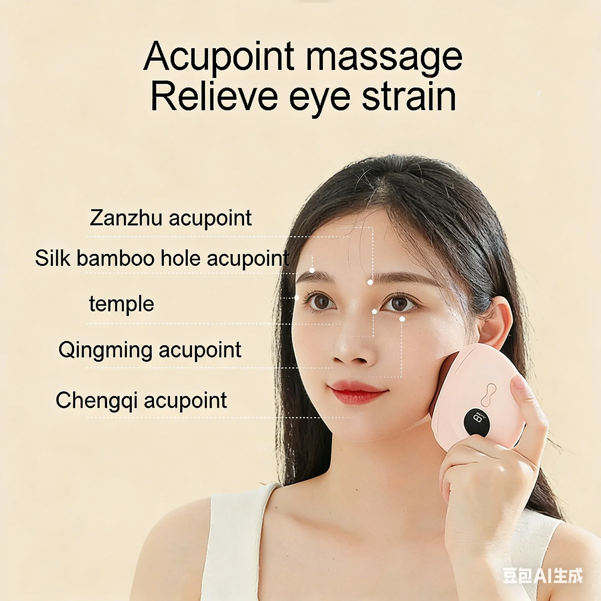 

Women Bian Stone Massage Guasha Facial Tool Blood Circulation Micro Current Scraping Sha Beauty Instrument