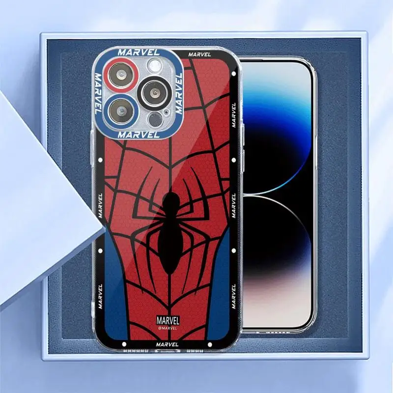 เคสโทรศัพท์ Marvel Spiderman สำหรับ motolora Moto EDGE 40 5G G32 G71 G52 G22 G72 G73เคส TPU ใส