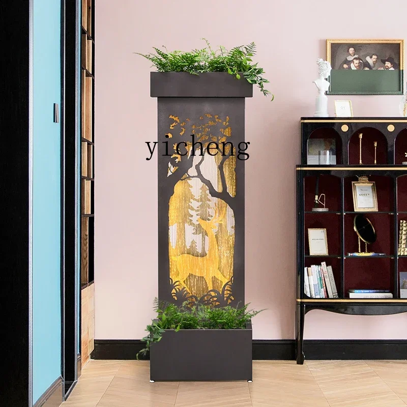wrought iron flowing water ornament circulating water living room simple modern home decoration humidifier