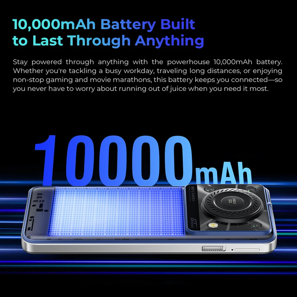 OUKITEL C60 Pro 24GB 10000mAh　パープル Oukitel C60 PRO smartphone 10000mAh Battery 24GB+256GB 6.88