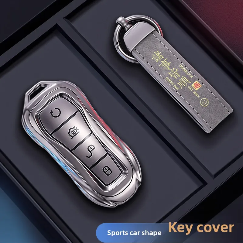 

4 Buttons Soft TPU Remote Control Protect Cover For BYD Qin Plusdmi Atto 3 Han EV Dolphin New Car Key Case Durable Accessories