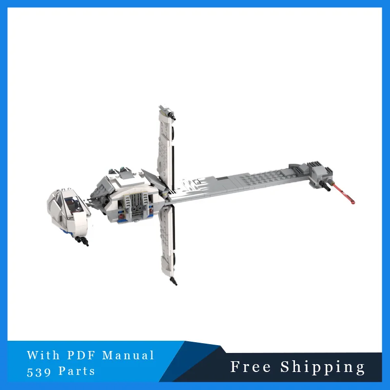 

539 шт. MOC, креативная космическая серия, лунная посадка, механический автомобиль, строительные блоки, модель, детские сборные игрушки, подарок на день рождения