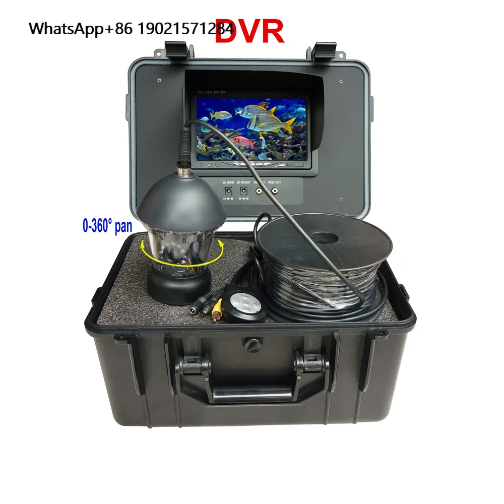 

7 Inch 20Meters Depth 360 Degree Rotate Camera Underwater Fishing System With DVR Function