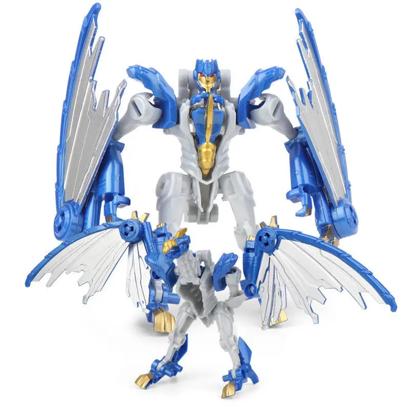 5 In 1 Transformation Robot Dinobots Dinosaurs Assembled Figure Toys Deformation Alien Dragon Monster Gifts for Kids