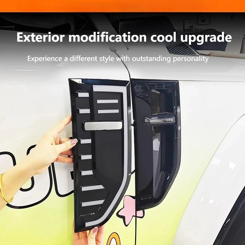 For Chery ICAR V23 Fender Smart Light Assembly & Body Ambient Light Cover Car Dedicated Exterior Modification Accessories
