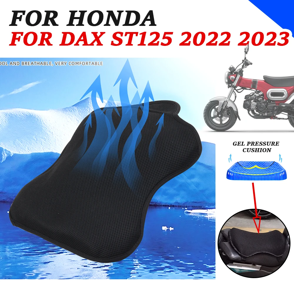 Motorcycle Accessories Gel Seat Cushion Cover Heat Insulation  Relief Protector For HONDA DAX ST125 DAX125 ST 125 ST 125ST 2022