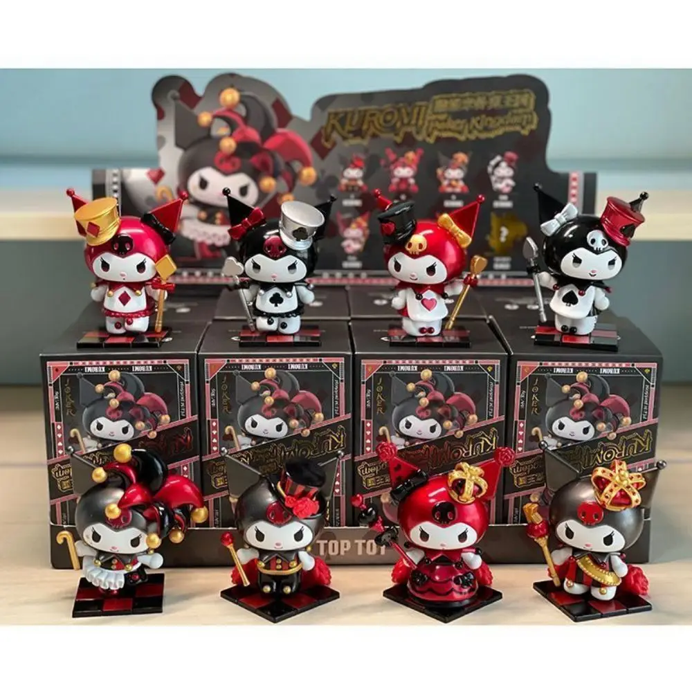 

Новый Sanrio слепая коробка Kawaii Kuromi фигурки игрушки покер Kingdom Spade серия куклы настольные украшения для девочек рождественские подарки