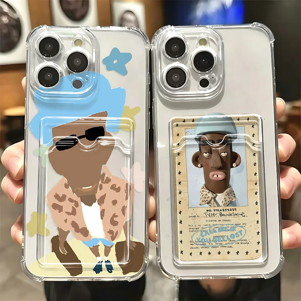 Singer T-Tylers Card Hold Phone Case For Samsung Galaxy S26 S25 S24 S23 S22 S21 S20 FE Edge Plus Ultra M33 M53 M54 5G Airbag