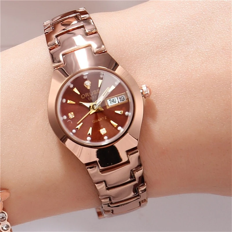Ladies Watch, Fashion Casual Compact Luminous Quartz Watch