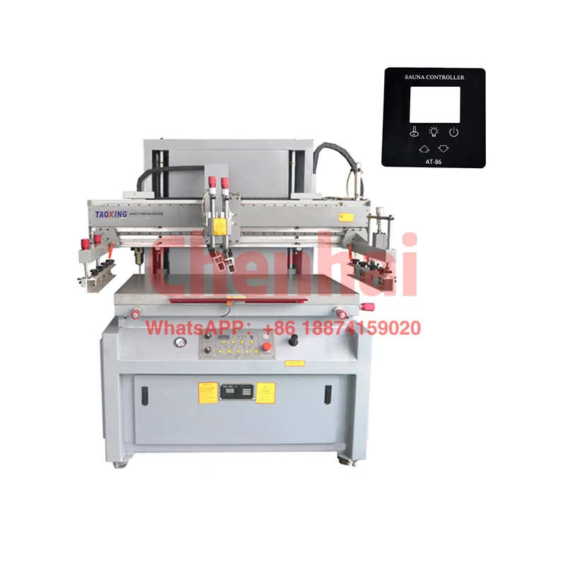 Máquina de serigrafía VT4060, prensa de pantalla para lámina acrílica/placa de circuito impreso PCB