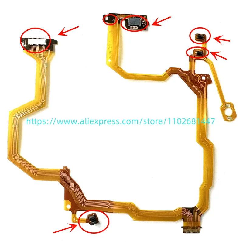 NEW RX100M6 Lens Flex cable FPC For Sony DSC-RX100M6 RX100VI DSC-RX100 VI Camera Repair Part With socket