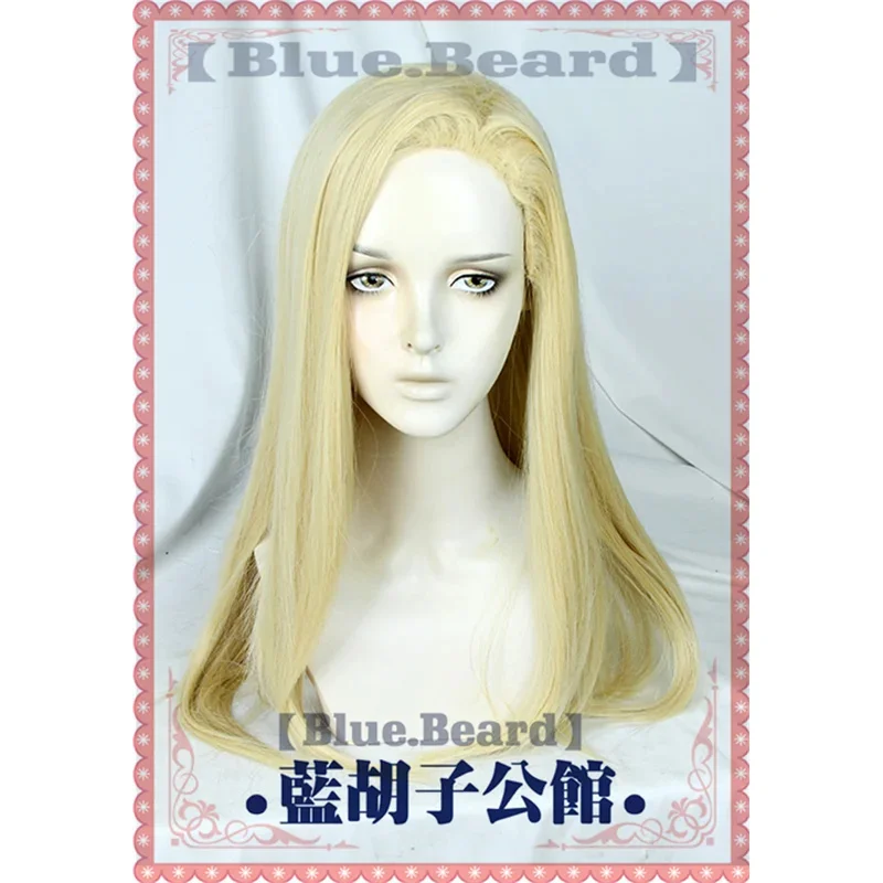 Gyro Zeppeli Cosplay Wig Julius Caesar Zeppeli Blonde Long 70cm Straight Synthetic Hair Halloween Role