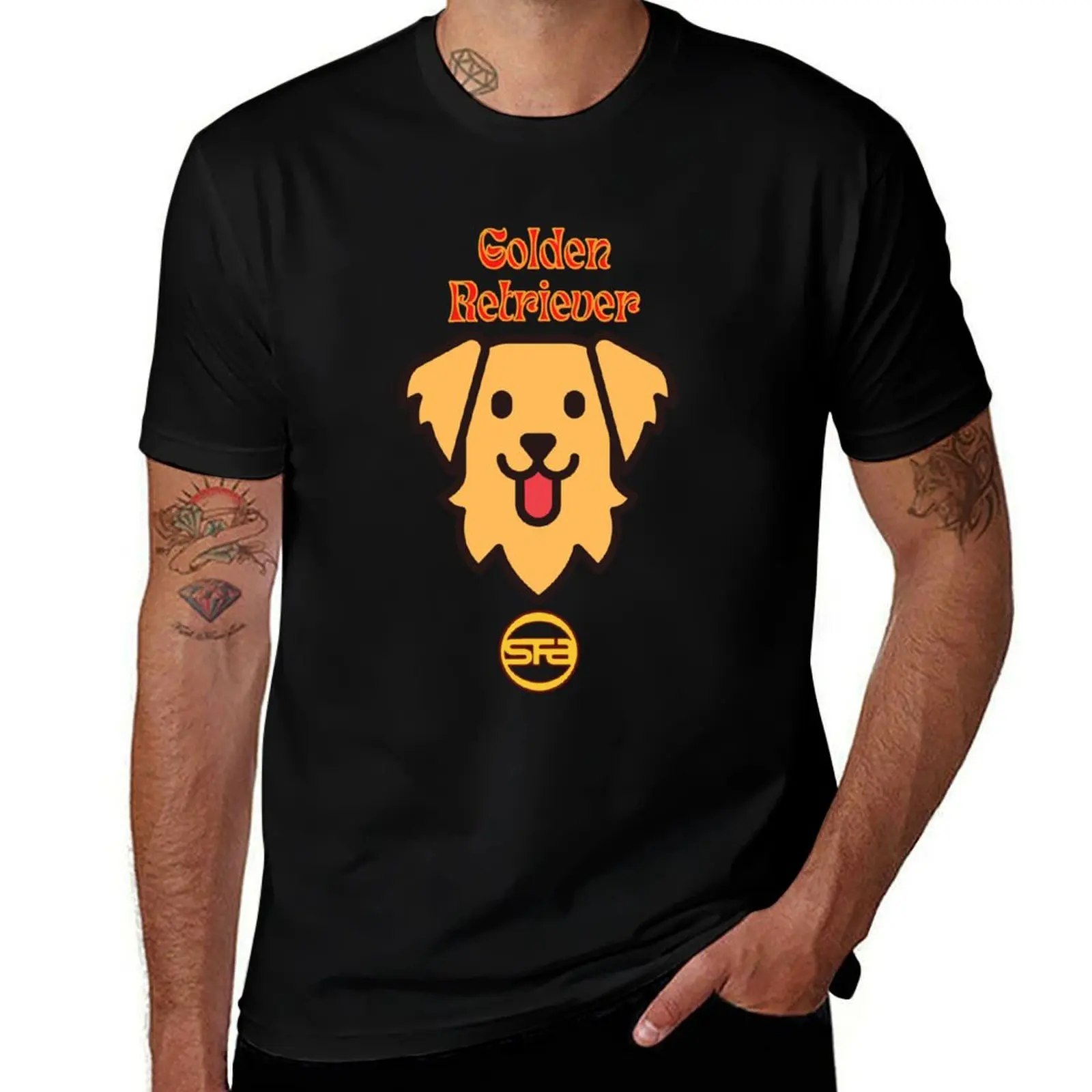 

Golden Retriever - SFA. Alternative colour. T-Shirt Cool Dry Performance T-Shirt