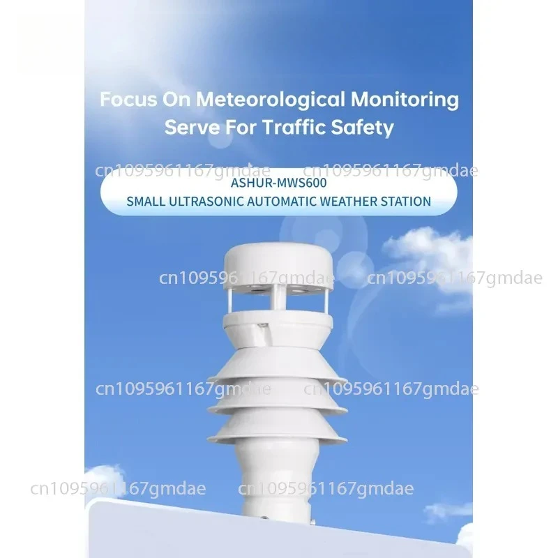 Automatic humidity integrated multi-parameter 6-in-1 mini weather station sensor weather