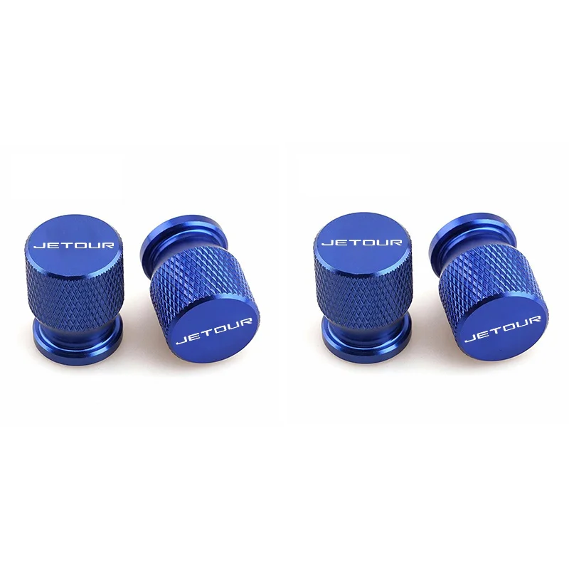 4 قطعة سيارة معدنية الإطارات غطاء صمام سيارة الإطارات الهواء ينبع غطاء لشيري Jetour داشنغ X-1 زائد DTC IDM X70 X70plus X70m X90plus X95pro