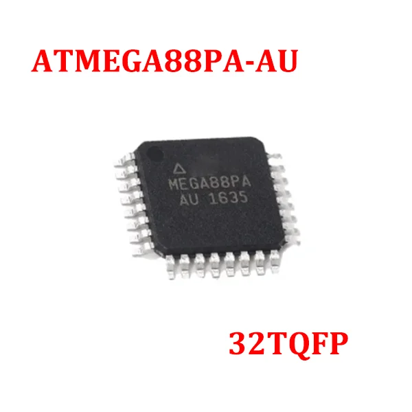 

5PCS/10PCS/50PCS/100PCS ATMEGA88PA-AU ATMEGA88PA AU IC MCU 8BIT 8KB FLASH 32TQFP