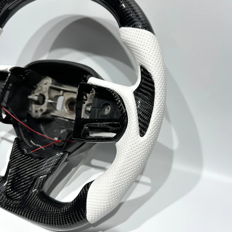 Car Steering Wheels Suitable for Dodge Challenger Charger Durango SRT Chrysler Jeep Made of Carbon Fiber Without airbags