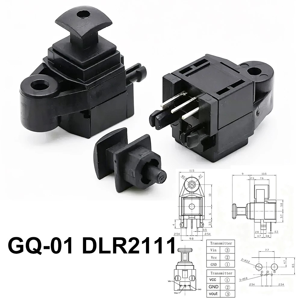 1PC DLR2180 DLT1111A DLR2111 DLT1160 DLT-11E0 DLR1120 DLR21B0 DLR1152 Socket Audio Optical Fiber Receiving Terminal Connector
