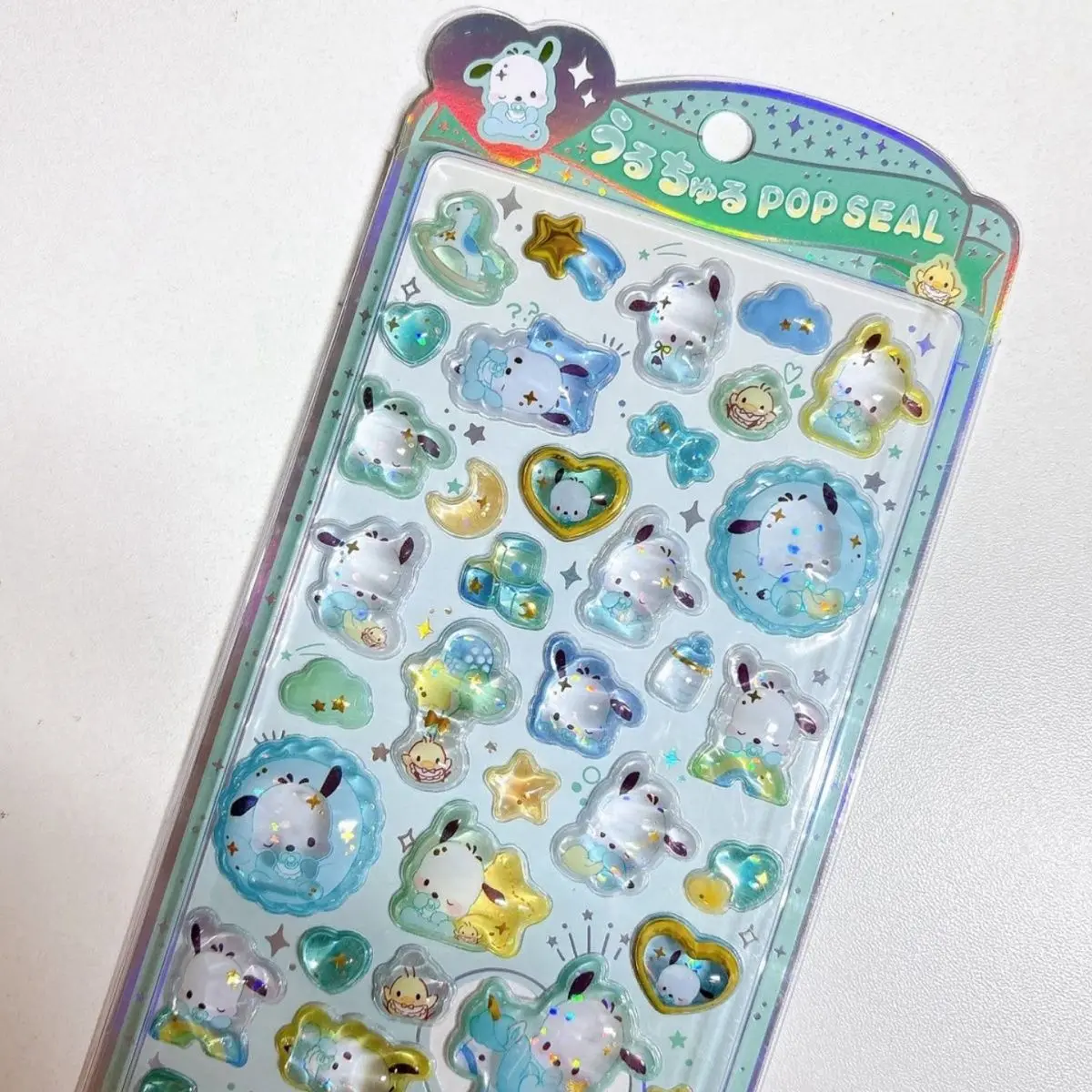 Neu! Sanrio Aufkleber Hellokitty Kuromi Cinnamoroll My Melody 3D Relief Jelly Sticker Kawaii Dekoration DIY Handyhüllen-Aufkleber – Detail 4