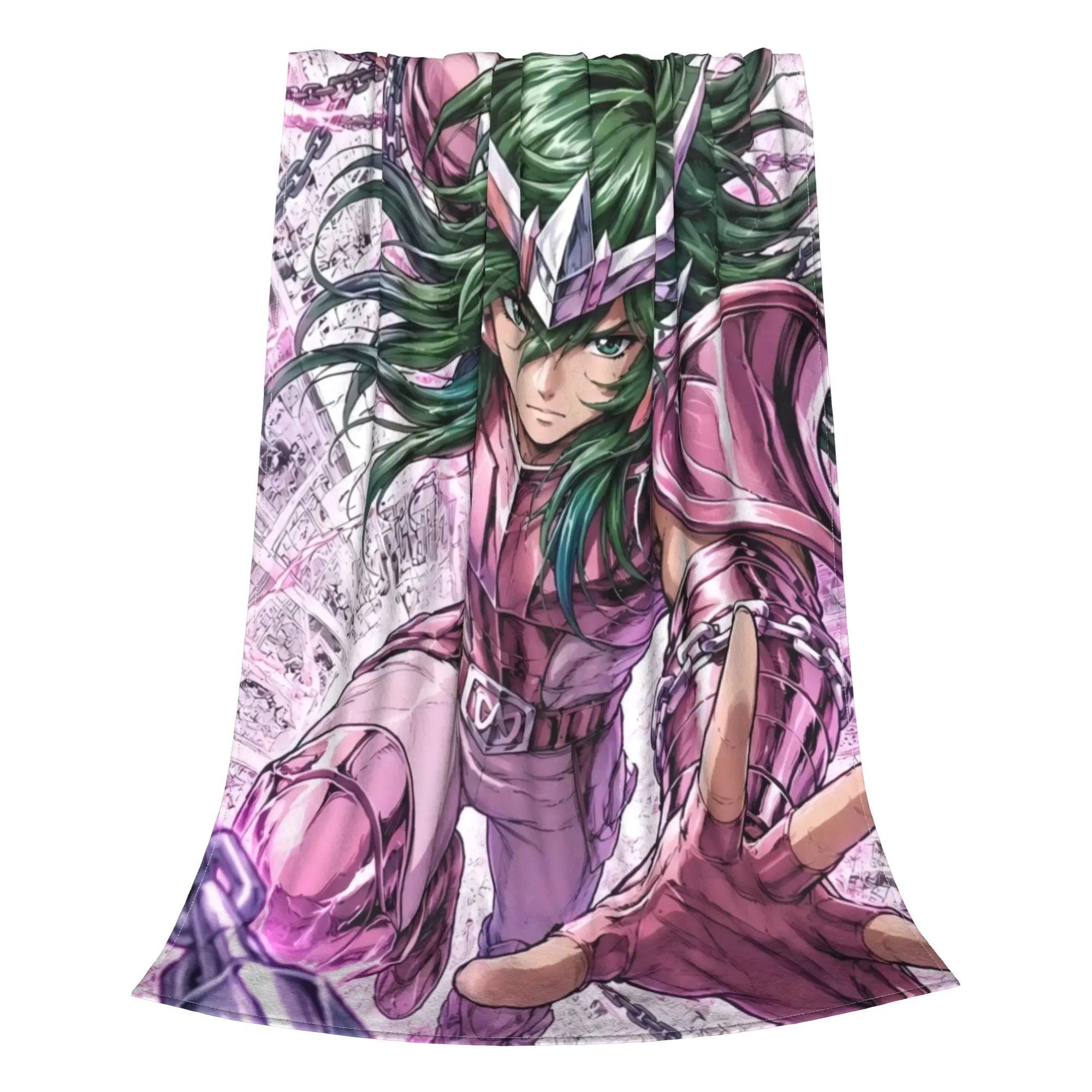 saint seiya saint seiya Blanket All Season Cute Thin Throw Blankets For Office  Plush Thin Quilt