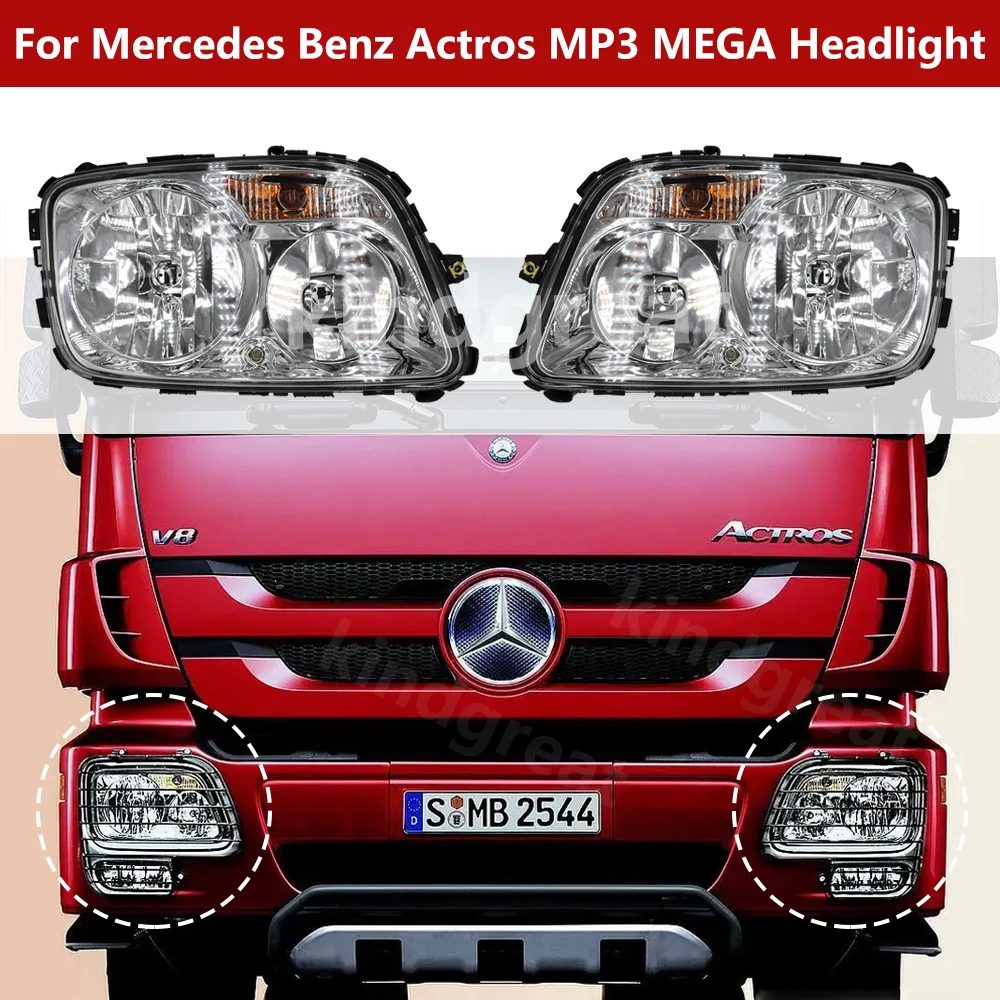 

24v European Truck Parts Head Lamp 9438201461 9438201561 9438201661 9438201761 for Mercedes Benz Actros MP3 MEGA Headlight