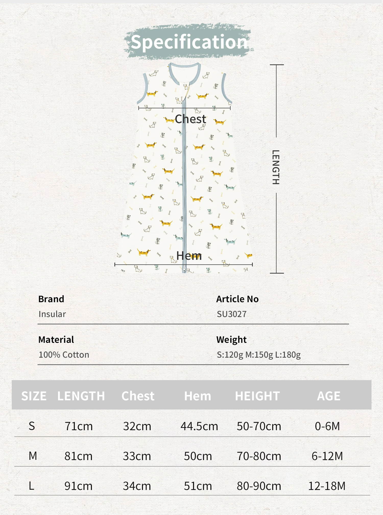 INSULAR الطفل كيس النوم الاطفال سترة الرضع مكافحة بدء قماط بطانية مكافحة ركلة أكياس النوم القطن فئة أ الربيع الصيف الخريف