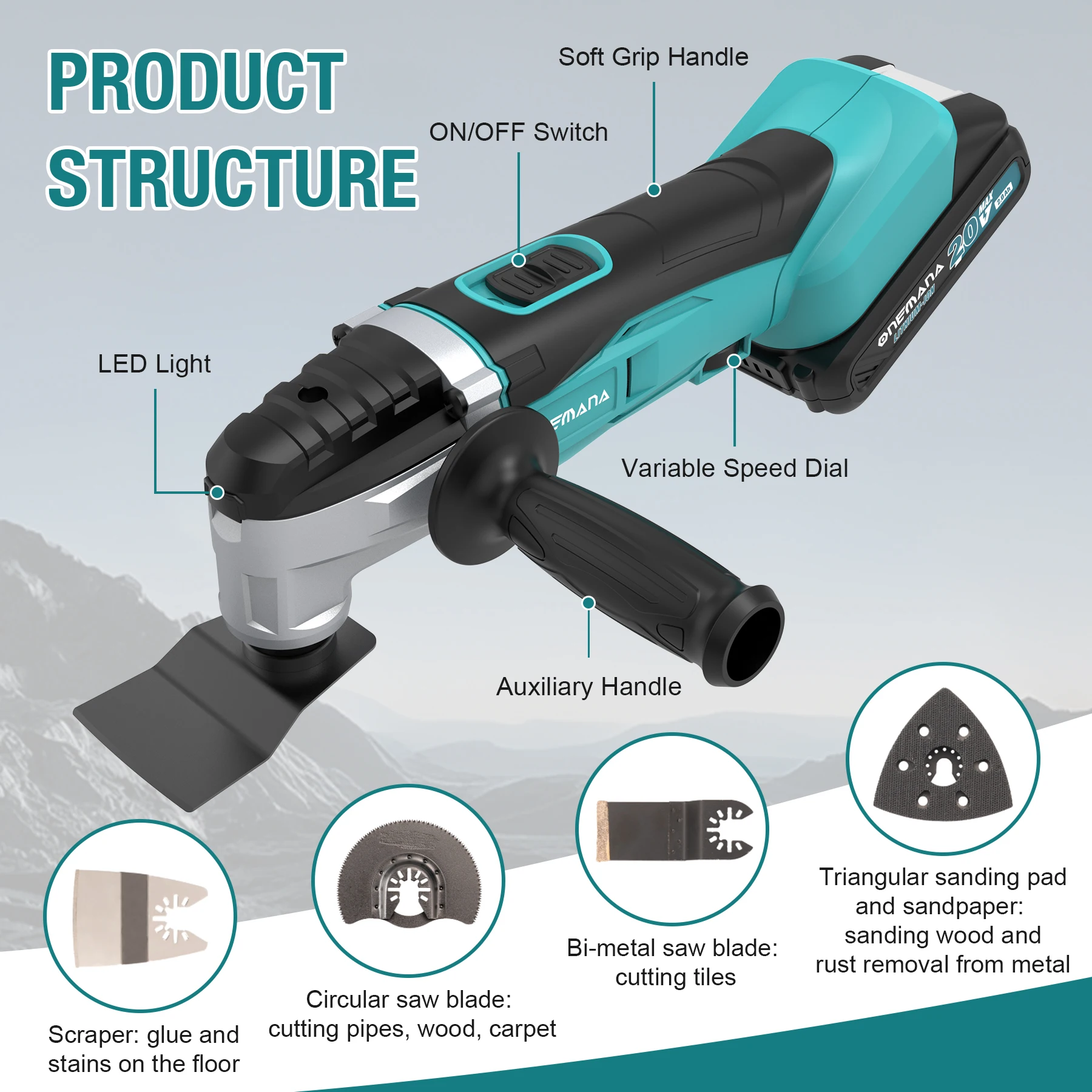 18V Oscillating Multi-Tool, ON - Grout Saw Removal review and price