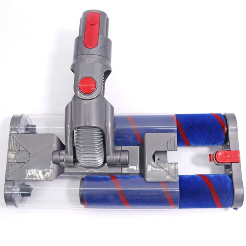 Cepillo eléctrico Universal de doble rodillo para aspiradora, cepillo de piso grande, accesorios para Dyson V7, V8, V10, V11
