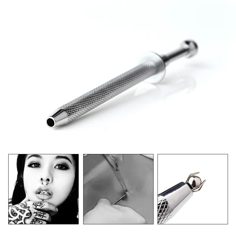 

Tattoo Piercing Tool Stainless Steel Piercing Pliers Positioning Pliers Bead Catcher Piercing Set Tongue Mouthart Supplies New