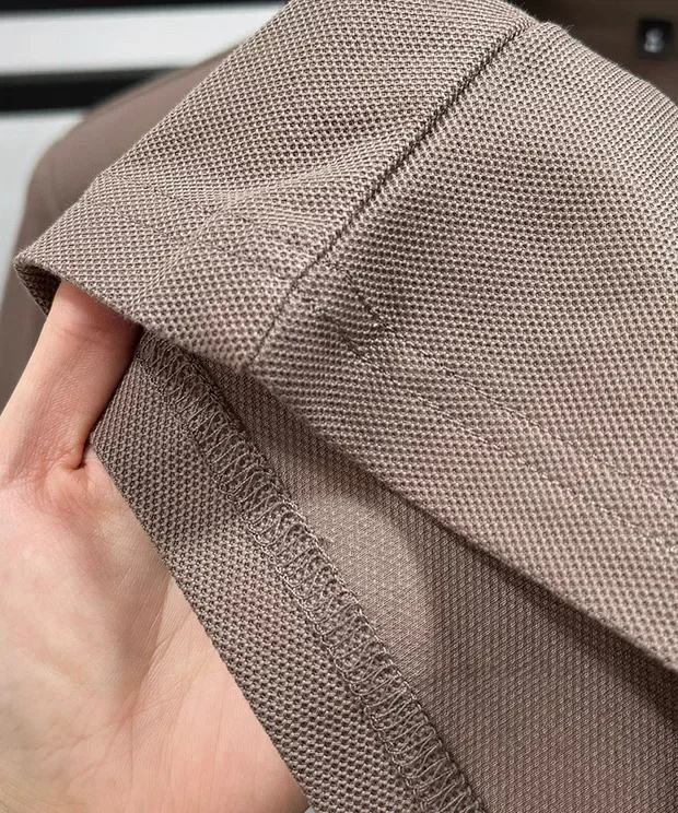 100% reine Baumwolle, hochwertiges Marken-Poloshirt für Herren, kurzärmelig, Sommermode, exquisit gesticktes Golf-Oberteil, lässiges T-Shirt. ﻿ – Detail 40