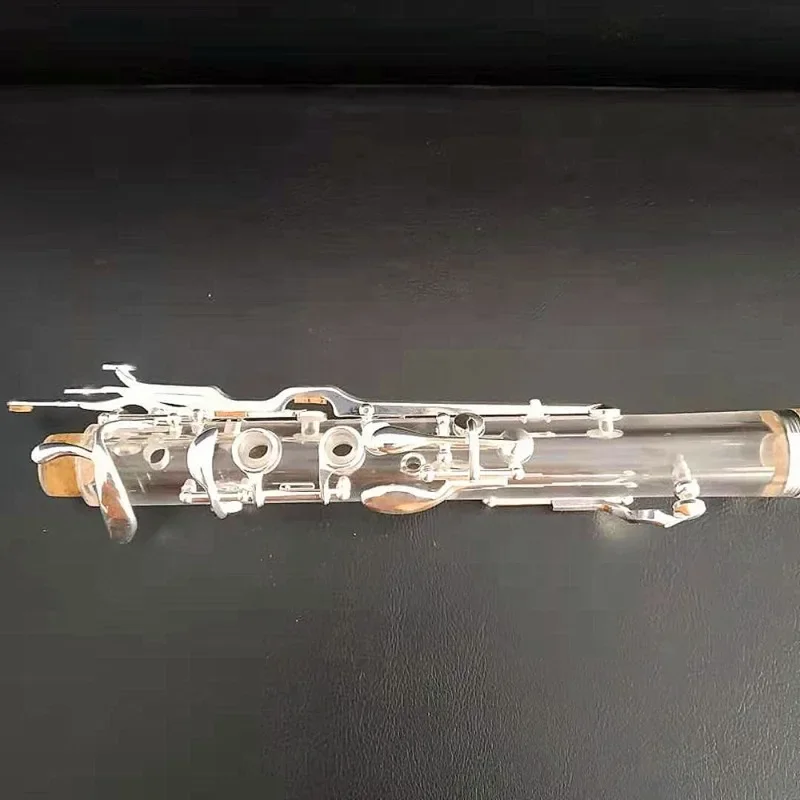 Transparent Clarinet G 18/20 Key Silver Plated Instrument