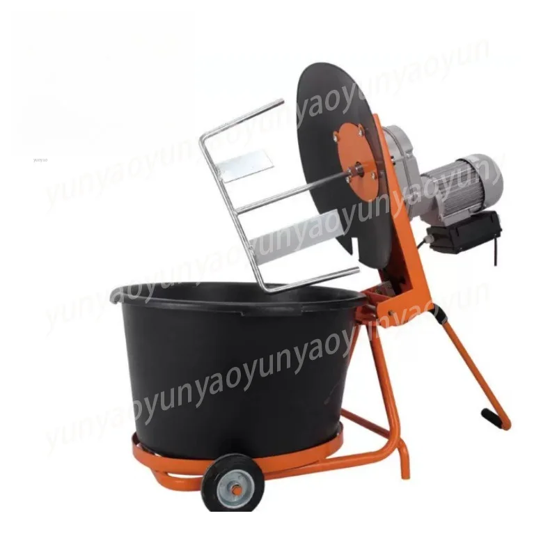 65L Durable Portable Paddle Mixer Industrial Concrete Cement Stirrer for Home Construction Mortar Mixing