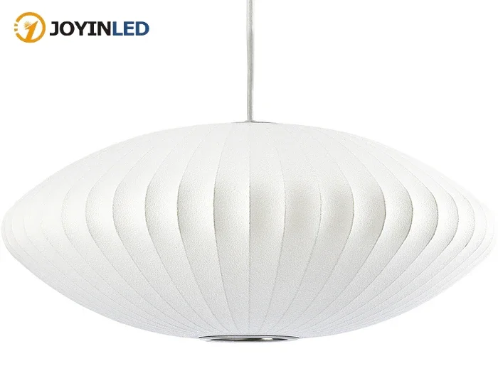 

Modern Classic Geroge Nelson Bubble Hanglamp Woonkamer Lamp Saucer Ball Cigar Suspension Light Fixture Fabric Reproduction