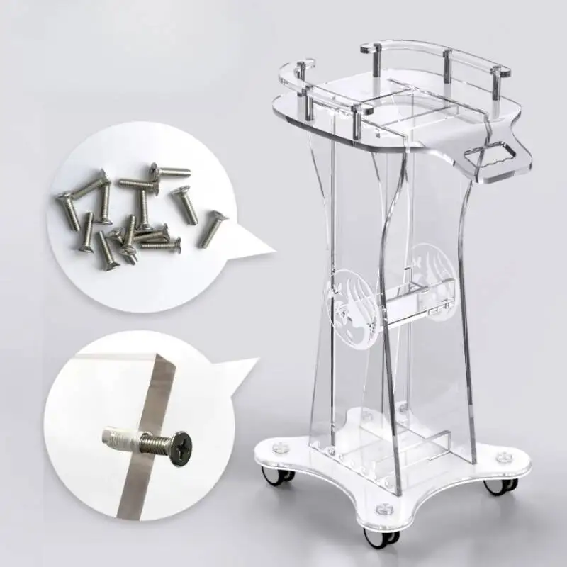 

Manicure Service Salon Acrylic Trolley Tool Medical Professional Salon Trolley Wheels Cart Werkzeugwagen Salon Furniture HD50TC