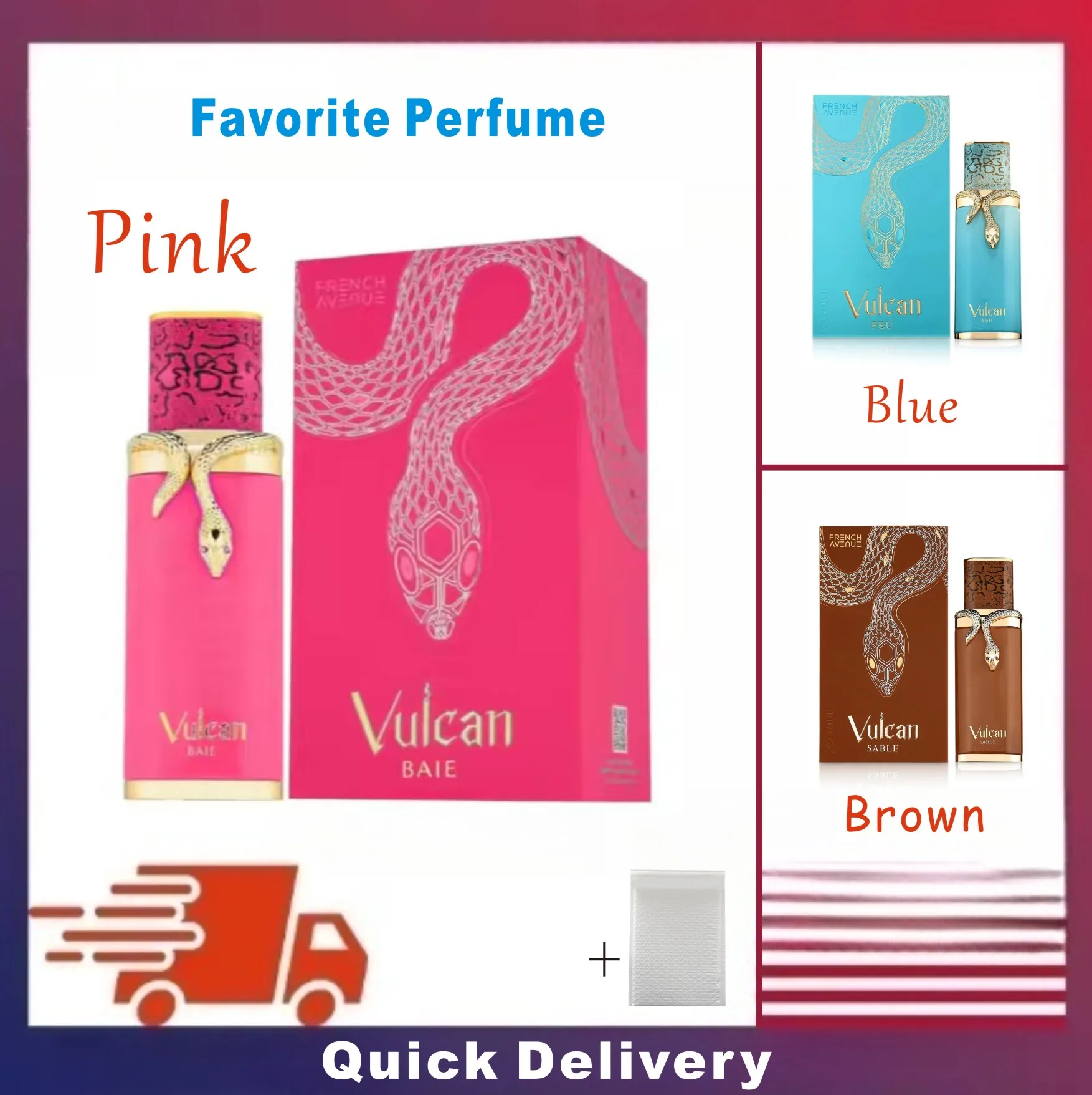 Fragrance World French Avenue Vulcan Collection (Vulcan Feu) vanilla perfum，men cologne long lasting fragrance，Christmas gifts,