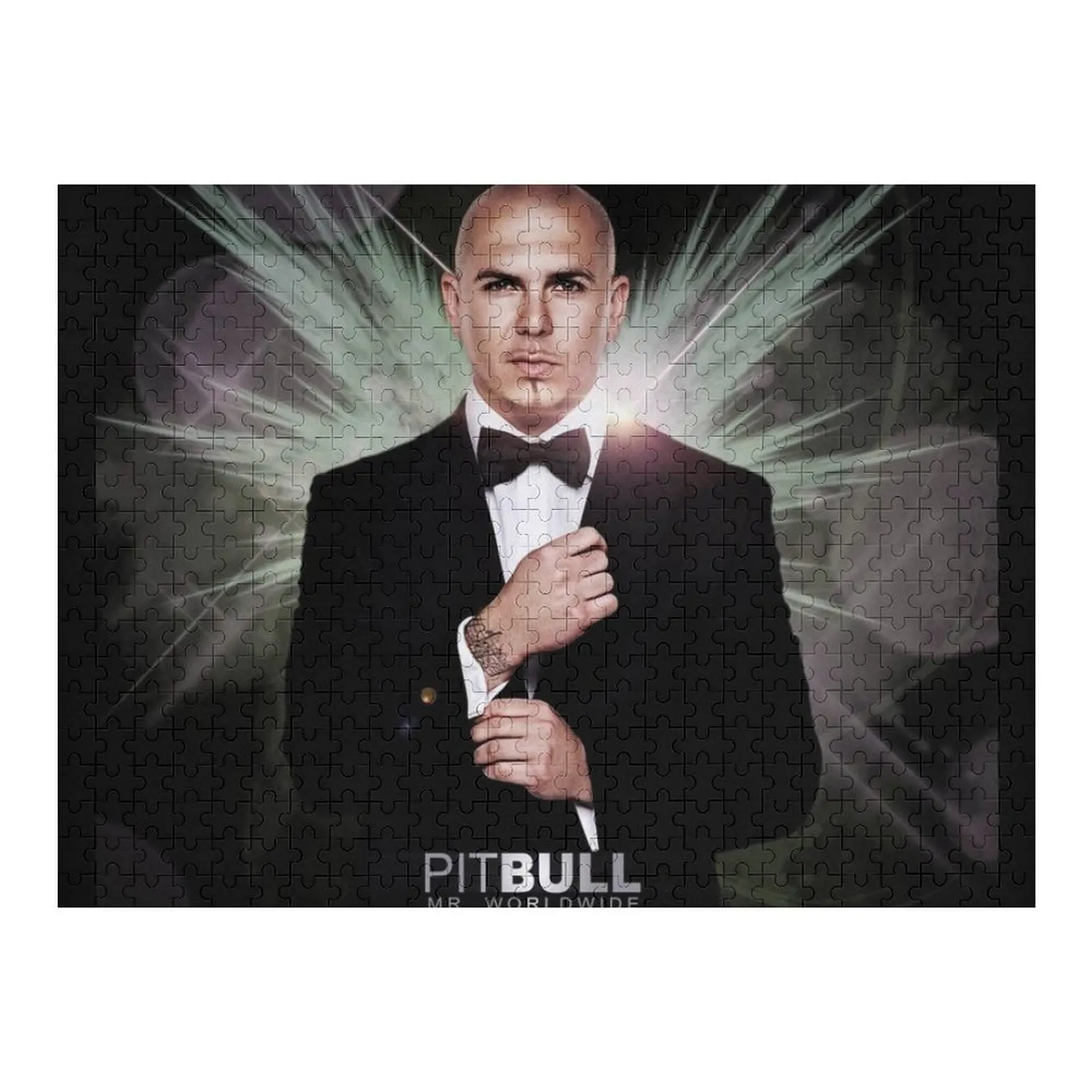 

Pitbull Mr.Worldwide Jigsaw Puzzle Baby Toy Custom Gift Custom Photo Works Of Art Puzzle