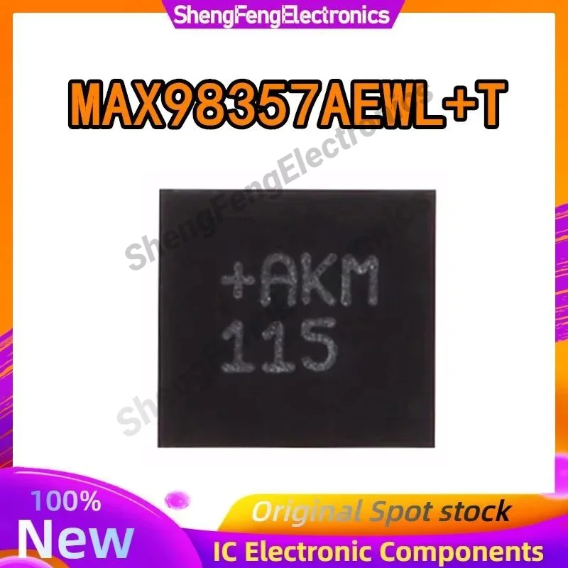 

10PCS 100% New MAX98357AEWL+T MAX98357AEWL MAX98357A MAX98357 AKM BGA Chipset